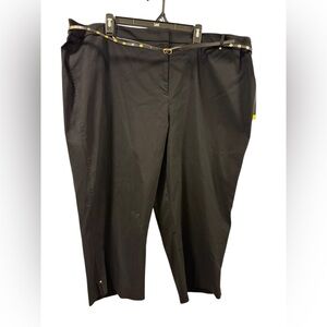 Style & Co. Black Pants with Gold Accents